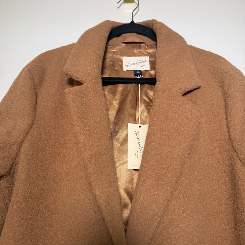 Universal Thread Camel Single-Button Women's Coat… - image 2